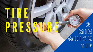 TIRE PRESSURE || 2 MINUTE TIP || PROPER TIRE PRESSURE FOR TOWING