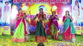 Sri Vidyaniketan high school! farewell party celerations 2024# performace by 9th class