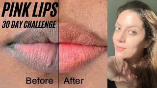 How to get pink lips naturally| Dark lip treatment | How lighten dark lips Hyperpigmentation on lips