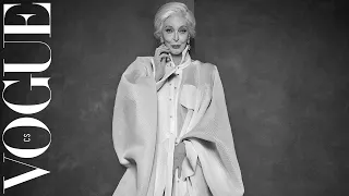 Carmen Dell'Orefice x Albert Watson for Vogue CS