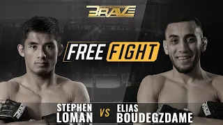 FREE FIGHT | STEPHEN LOMAN vs ELIAS BOUDEGZDAME - BRAVE CF 22