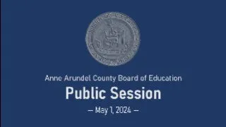 BOE Public Session 5-1-2024