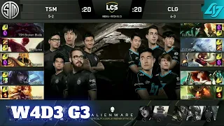 TSM vs CLG | Week 4 Day 3 S10 LCS Summer 2020 | CLG vs TSM W4D3