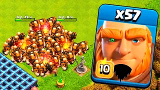 ЧТО ТВОРЯТ ГИГАНТЫ 10 УРОВНЯ? ГИГАНТЫ ПРОТИВ ТХ13! CLASH OF CLANS