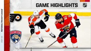 Flyers @ Panthers 11/24/21 | NHL Highlights