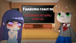 Fandoms react to [Higurashi When They Cry] (Original) [2/¿?]
