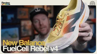 This is a great daily trainer! // NEW BALANCE FUELCELL REBEL v4 // Ginger Runner Review