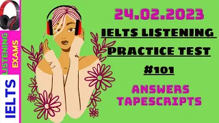 IELTS LISTENING PRACTICE TEST 2023 WITH ANSWERS|LUYỆN NGHE TIẾNG ANH 101| @ielts_listening ​