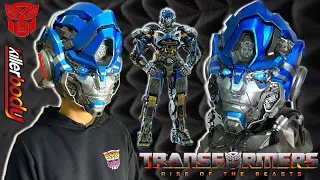 Transformers RISE OF THE BEASTS Electronic MIRAGE Voice Changing WEARABLE Helmet KILLERBODY Review