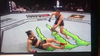 UFC 261 Weili Zhang vs Thug Rose TKO knockout