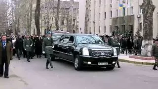 Похороны мэра Николаева. Похоронная процессия