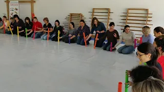 Таночок "Тобі-Мені" Boomwhackers-КЛАС! Майстер-клас з гри на трубках Boomwhackers.