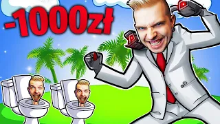 WYDAŁEM 1000zł NA *NOWĄ MAPĘ* W TOILET TOWER DEFENSE!