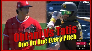 Shohei Ohtani vs Fernando Tatis Jr – 1 on 1 Every Pitch – Angels Vs Padres 3/21/21