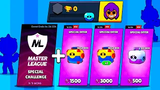 0 TROPHY Account in MASTER LEAGUE CHALLENGE + Box Opening - Brawl Stars