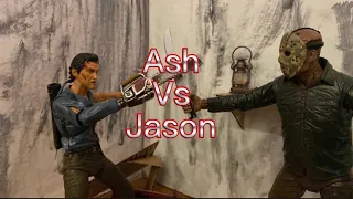 Ash Williams vs Jason voorhees stop motion