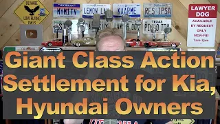 Giant Class Action Settlement for Kia/Hyundai Owners