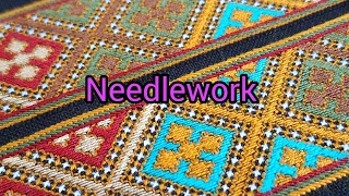 How to do Baluchi needlework،needlework, hand embroidery, handmade