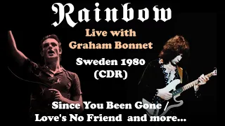 Rainbow with Graham Bonnet - All Night Long / Long Live Rock 'n' Roll and more... Live 1980 (CD-R)