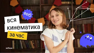 ВСЯ КИНЕМАТИКА ЗА ЧАС 💪 ЕГЭ по физике