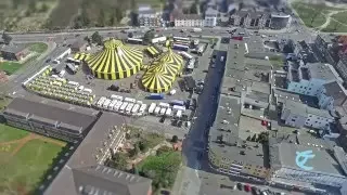 Zeitraffer Zirkus FlicFlac auf dem Friedrich Ebert Platz in Moers