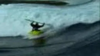 Big Wave Kayak Surfing