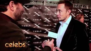 Elon Musk at the Tesla X Launch - a Celebs.com Original Interview