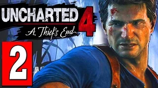 Uncharted 4: A Thiefs End Walkthrough Part 2 CHAPTER: ONCE A THIEF Let's Play Playthrough PS4