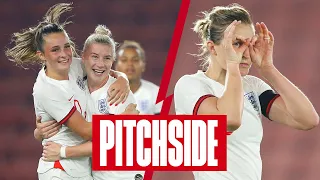 Hear The Crowd Roar! Lionesses Put 8 Past North Macedonia | England 8-0 North Macedonia | Pitchside