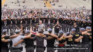 Oração do 3º Batalhão de Choque na Formatura dos soldados 2019