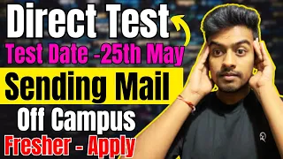 Direct Test Hiring | OFF Campus Drive For 2024 , 2023 , 2022 Batch Hiring | Latest Fresher Jobs