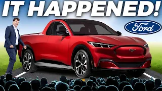 Ford CEO Reveals ALL NEW Electric Ford Ranchero & SHOCKS The Entire Car Industry!
