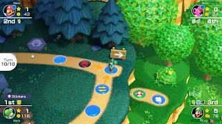 Mario Party Superstars #625 Woody Woods Yoshi vs Luigi vs Birdo vs Mario