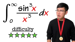 Using Feynman's technique TWICE! (the integral of sin^3(x)/x^3 from 0 to inf)