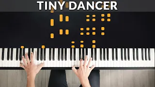 TINY DANCER - ELTON JOHN | Tutorial of my Piano Version
