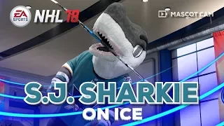 NHL 18 Mascot Cam on Ice | S.J. Sharkie (San Jose Sharks)