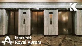 (⚡Редкость) 3 Лифта Thyssen 1998 г. @ Отель Marriott Royal Aurora*****