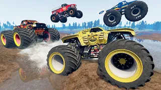 Monster Truck Mud Battle #15 | BeamNG Drive - Griff's Garage