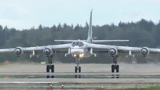 вылет Ту-95 RF-94123 "Красноярск"