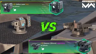 Helios Laser vs Garpun (30mm) | Air Defense Comparison | Modern Warships