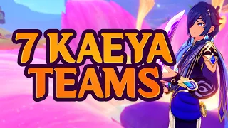 7 Kaeya Team Comps | Genshin Impact 3.8 | Build & Showcase