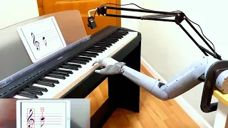 The robot played the piano with perfect rhythm. Will the piano be replaced?