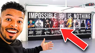 INSANE GARAGE TRANSFORMATION!  🤯🔥 *MUST SEE* | Ft. Messi, Ronaldo, Conor McGregor & more