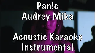 Audrey Mika - Pan!c acoustic karaoke instrumental