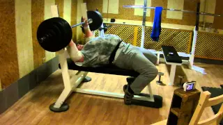 1. Андрей Гальцов жим лежа 200 кг на 8 раз / Andrey Galtsov Benchpressing 200kg x 8