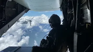 V22 Osprey Ride with the USMC