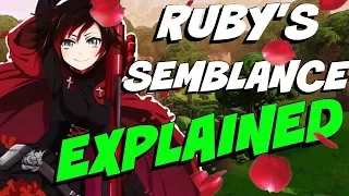 Ruby's Semblance EXPLAINED 'Rose Petal Burst' NOT Speed | RWBY |