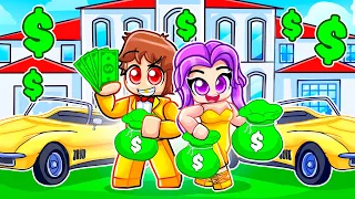 Spending $100,000 to Become the RICHEST Couple in Roblox!