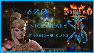 D2R Javazone 1 to Ubers [Nightmare] part 19 600 Nightmare Mephisto runs