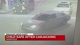 Child safe after carjacking